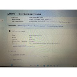 PC portable Dell Latitude 5500 – i3 / 8 Go / SSD 240 Go – Windows 11 Pro